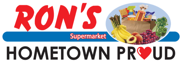 A theme logo of Ron's Supermarket